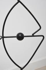 Mid 20th Century Frederick Weinberg Black Iron Fish Planter or Lamp