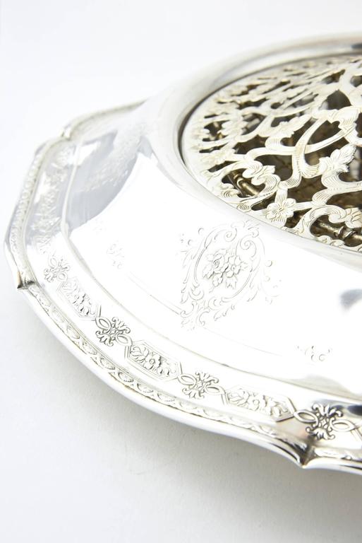 Towle Louis XIV Ornate Sterling Silver Flower Display Bowl with
