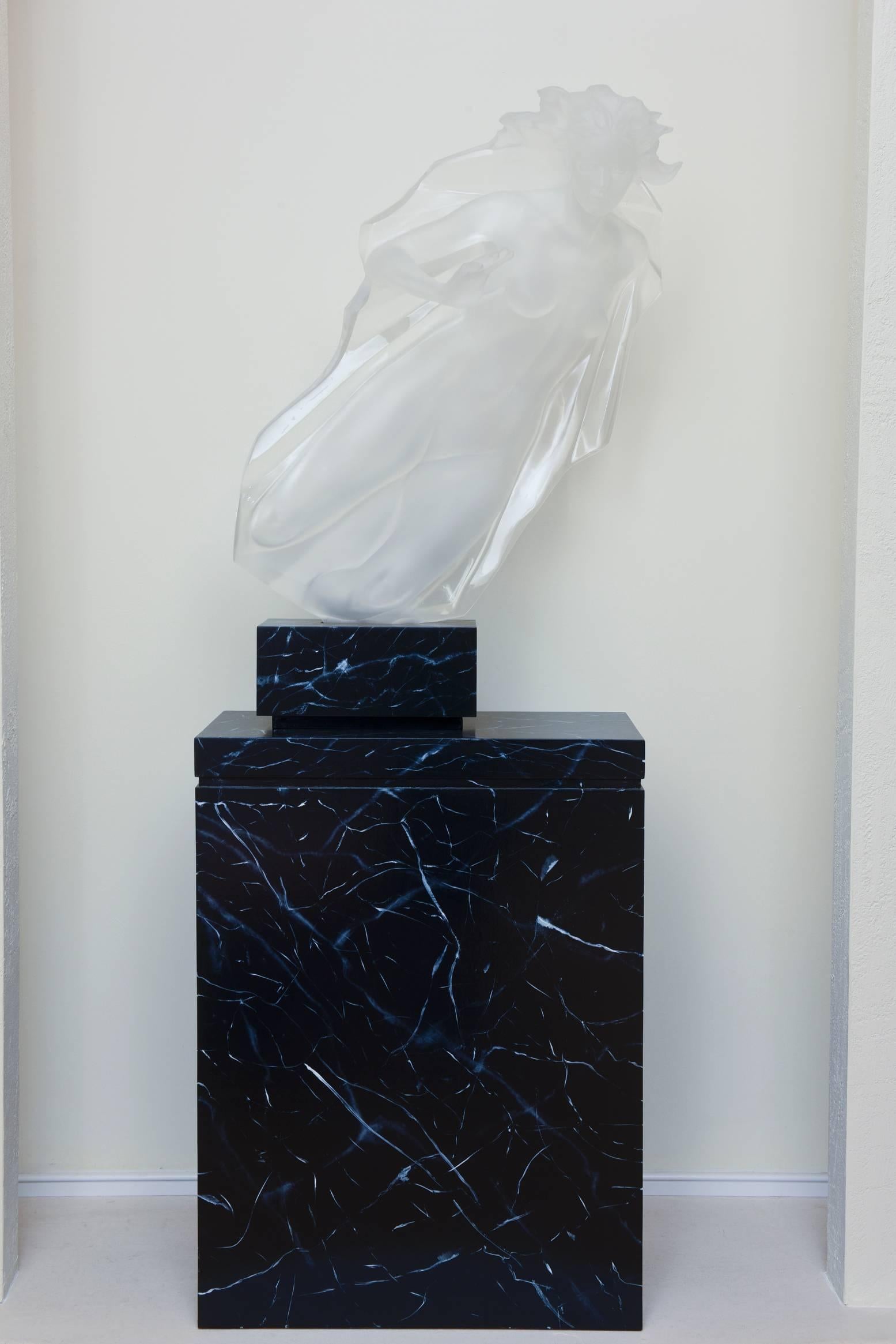Frederick Hart, American (1943-1999), original sculpture in Lucite from 1983, #21/50, two, H 30