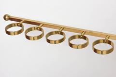 Large Custom-Made Brass Cane and Umbrella Stand