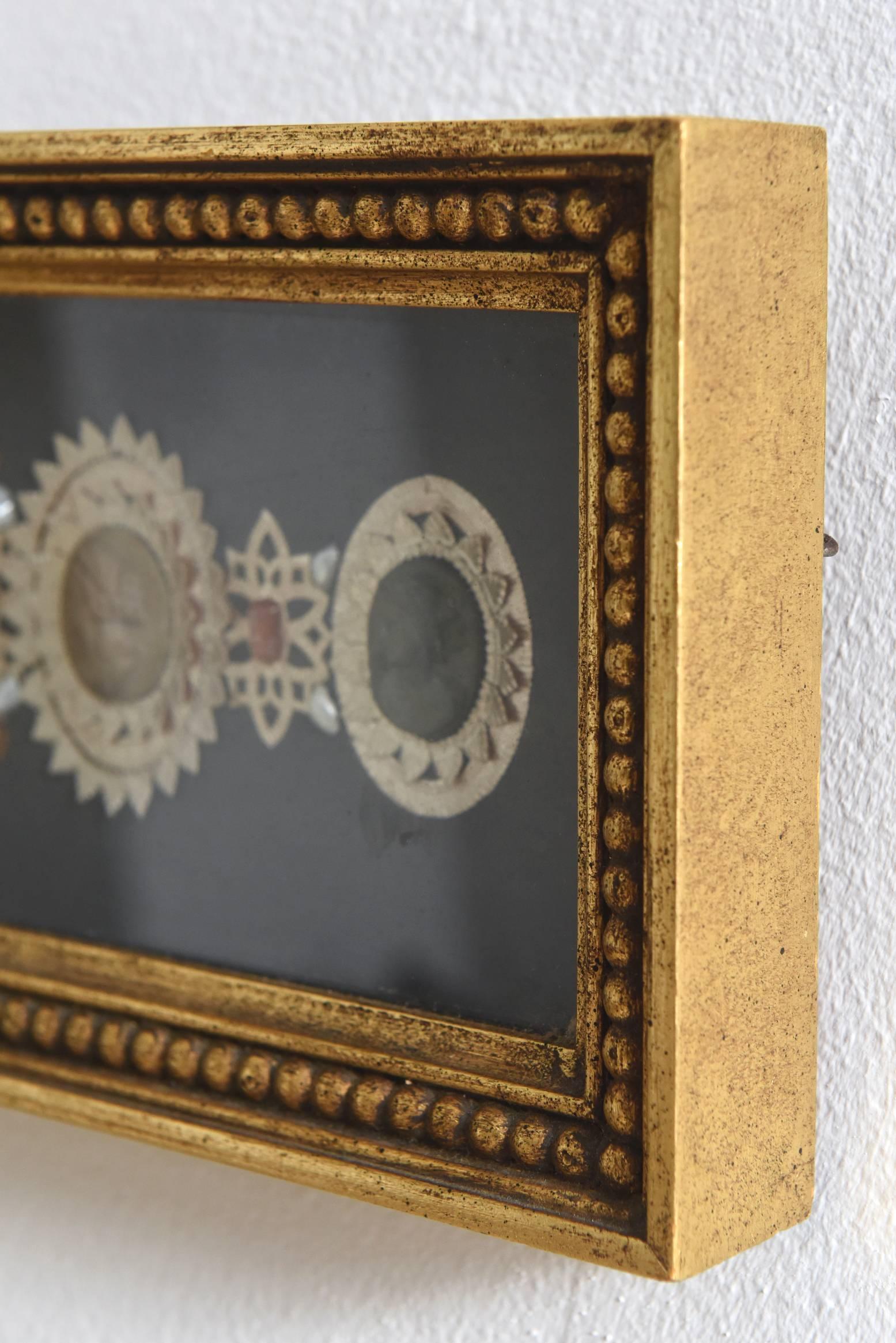 19th Century Victorian Lava Cameo Framed Collection For Sale
