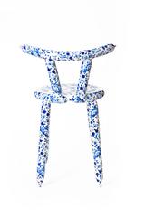 Delft Blue Carbon Chair by Marcel Wanders