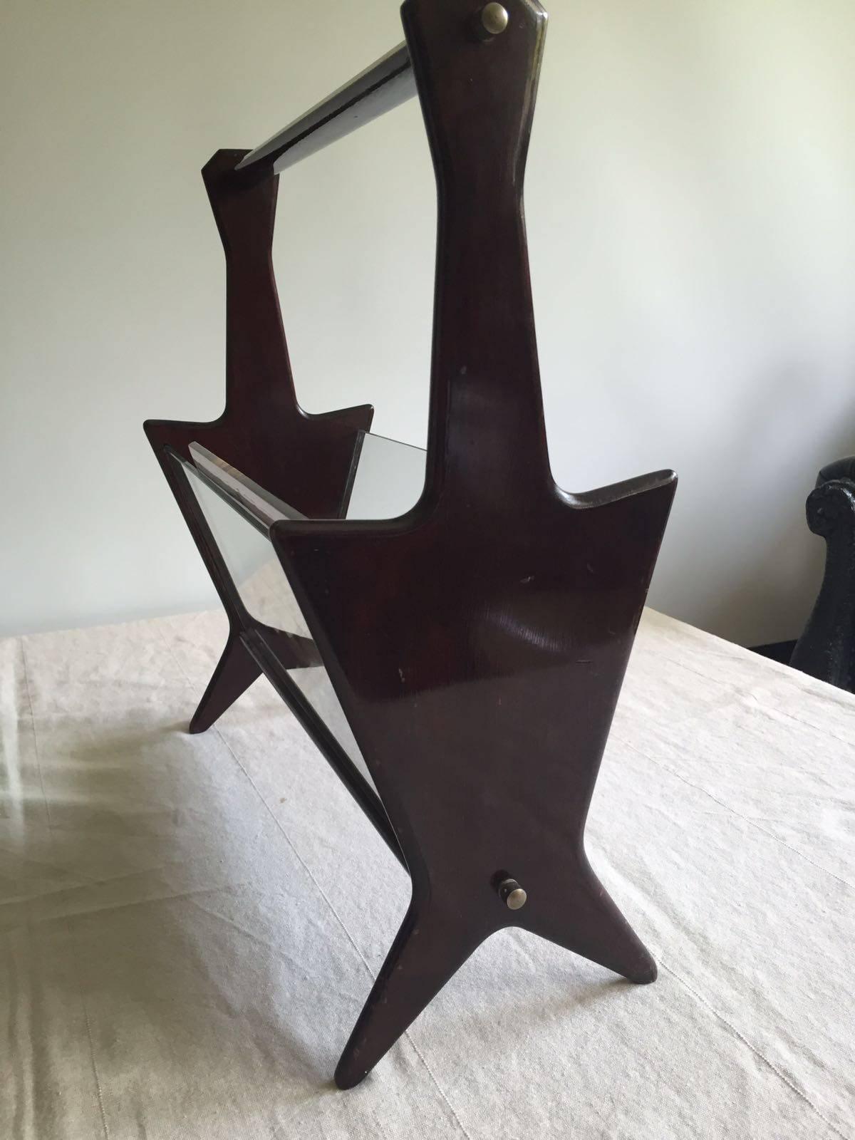 Mid-Century Modern Magazine Rack, Ico Parisi For Sale