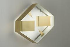 Hexagonal Quadro di Luce Wall Sculpture, Gio Ponti, Limited Edition
