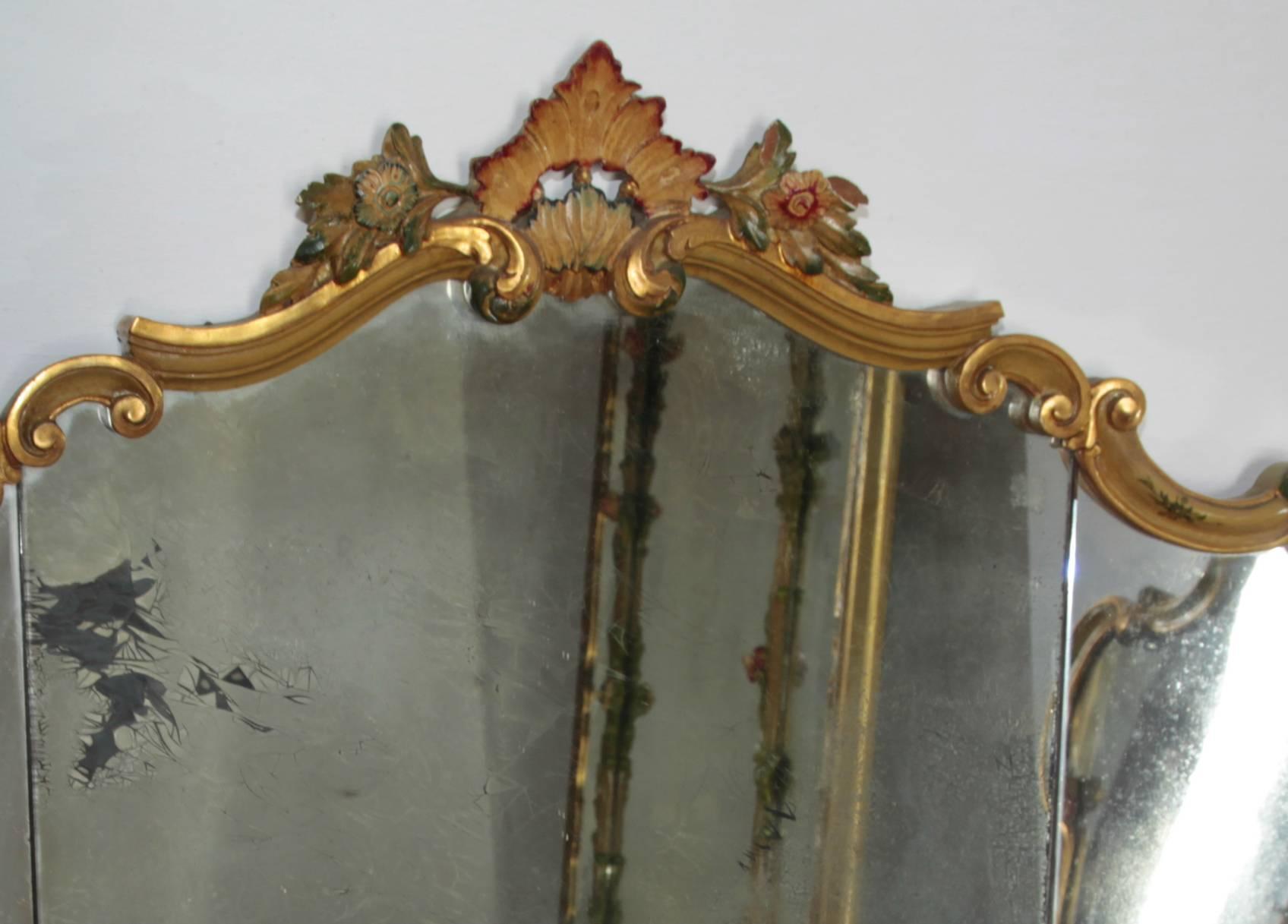 Baroque 1920s Venetian Mirror