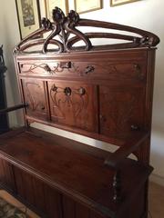 Italian Liberty Style Bench, Early 1900s