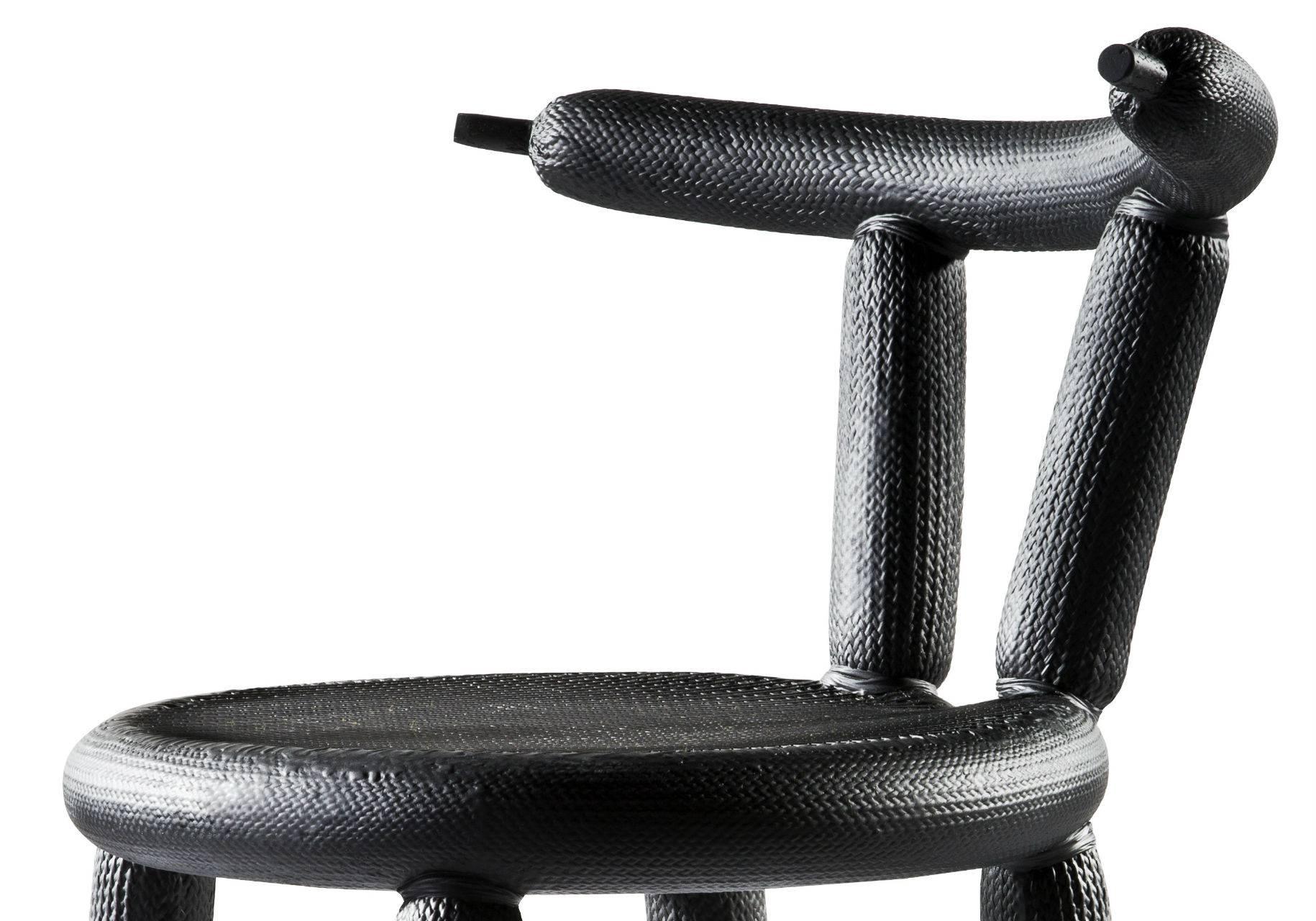 Black Carbon Balloon Chair by Marcel Wanders In Excellent Condition For Sale In Munich, Bavaria