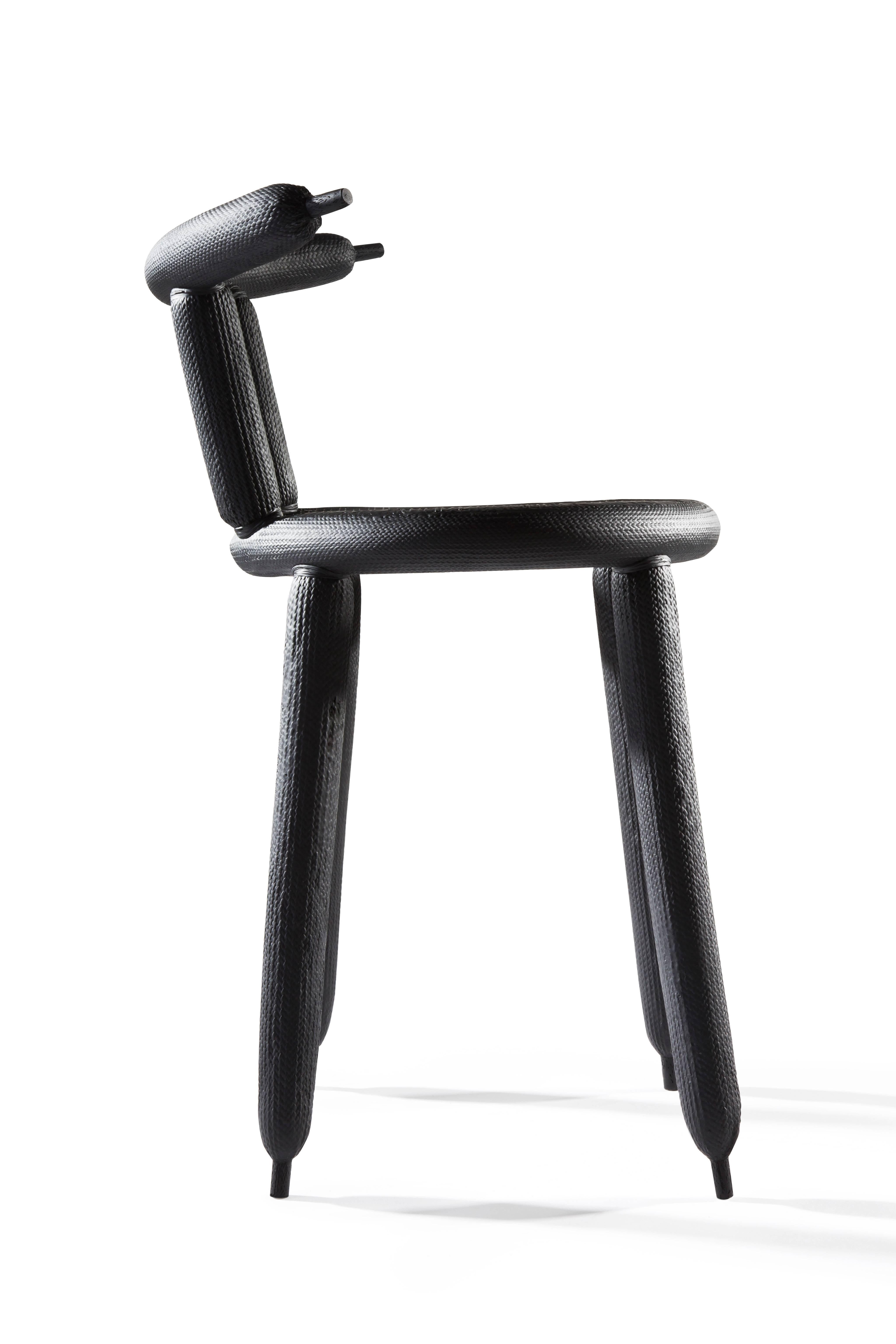 Black Carbon Balloon Chair by Marcel Wanders For Sale 2