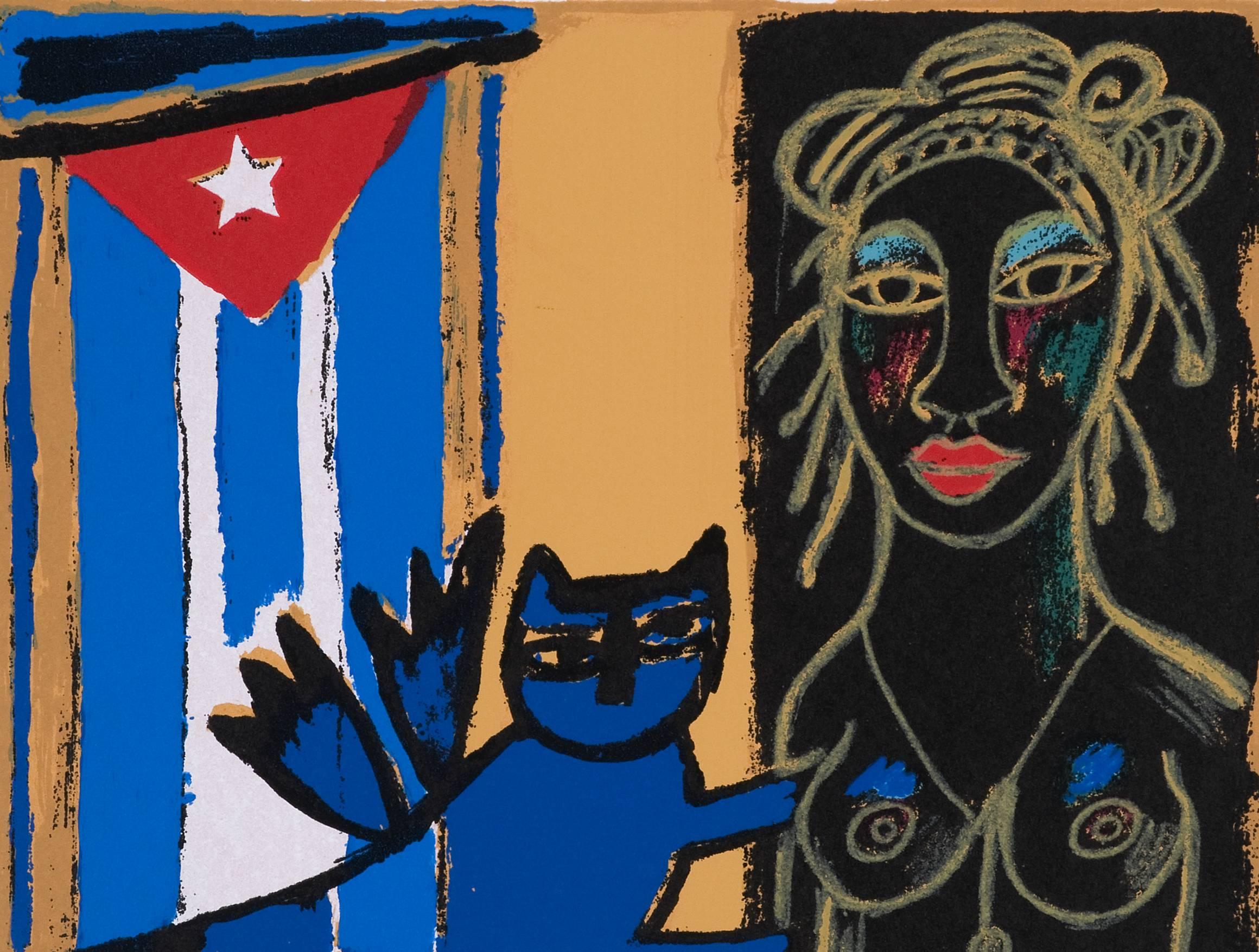 Dutch Mémoire de Cuba by Corneille for Jaski Gallery For Sale