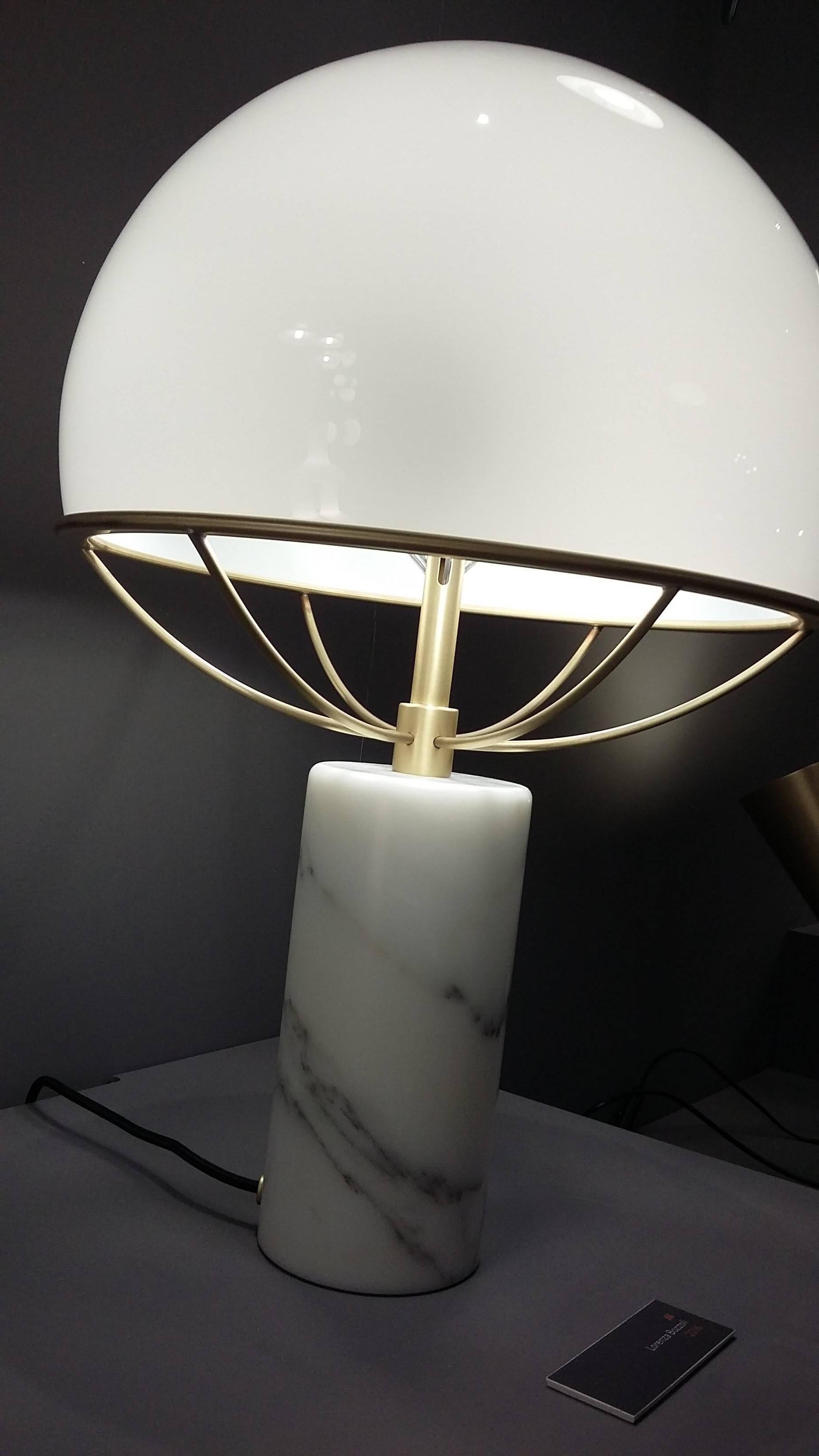 Marble Jil Table Lamp Brass  For Sale