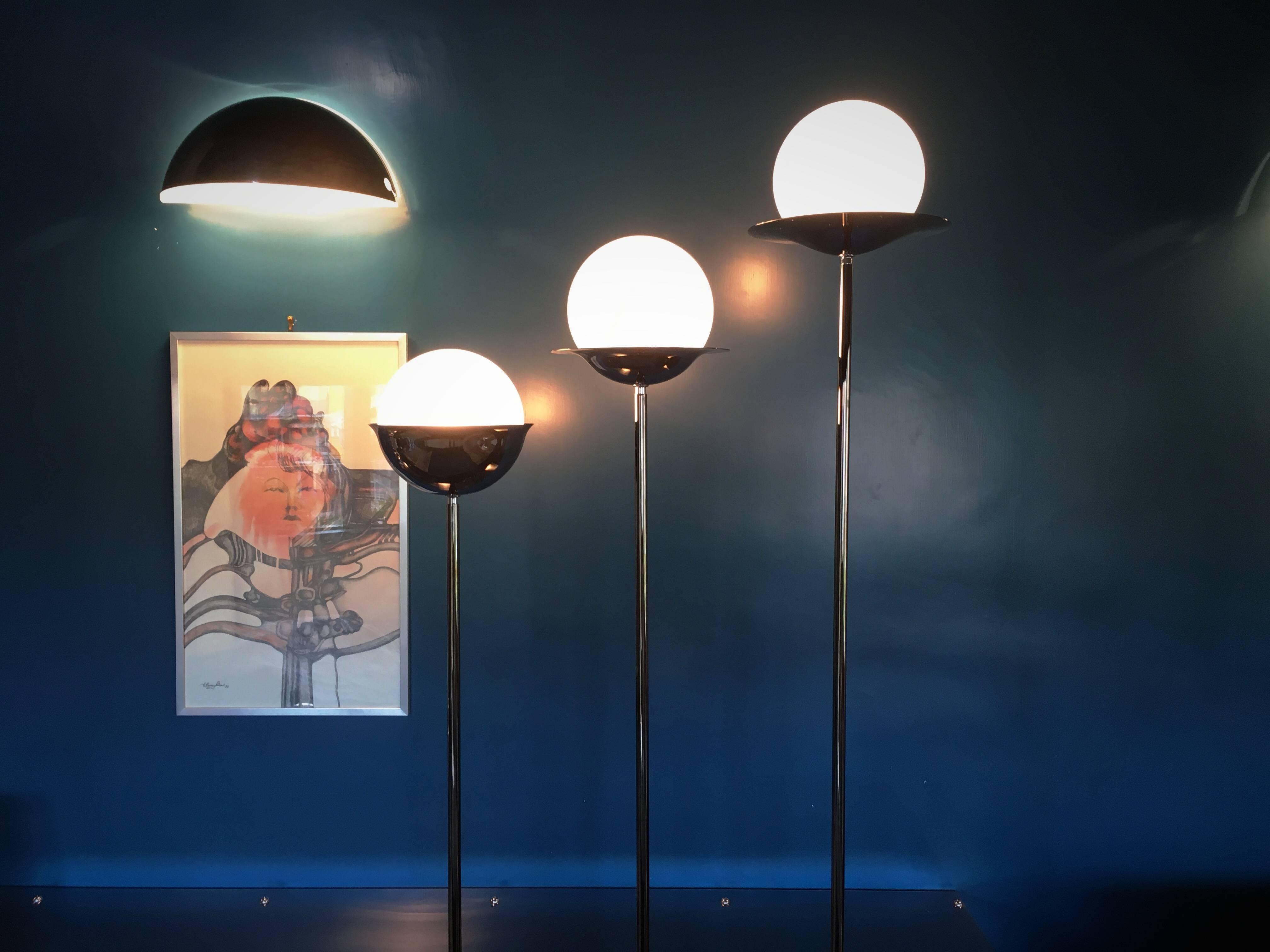 Brass Netta Elegant Floor Lamp by Tato Italia For Sale