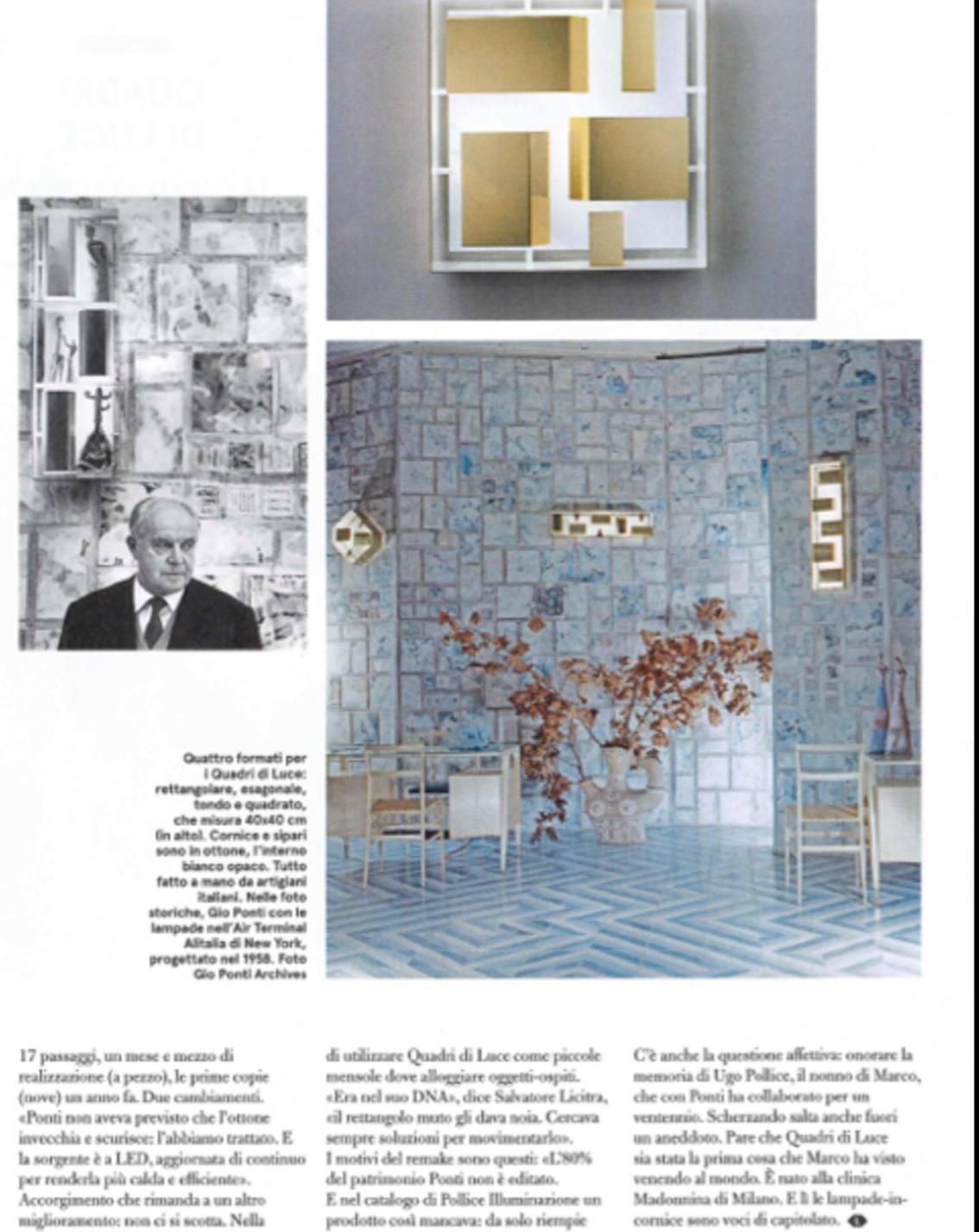 Quadro di Luce Wall Sculpture, Gio Ponti, Re-Edition For Sale 1