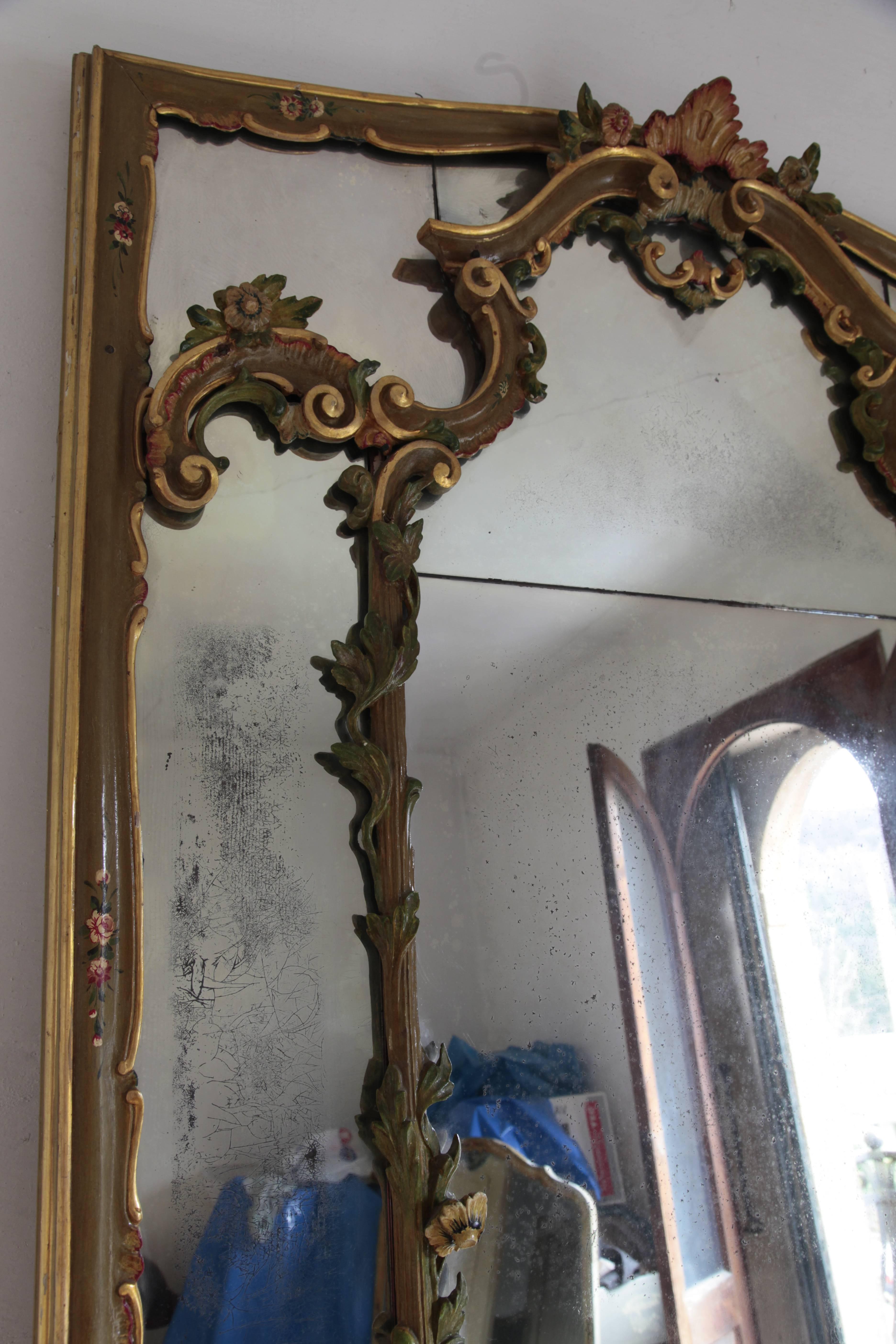 1920s Venetian Mirror In Fair Condition For Sale In Munich, Bavaria