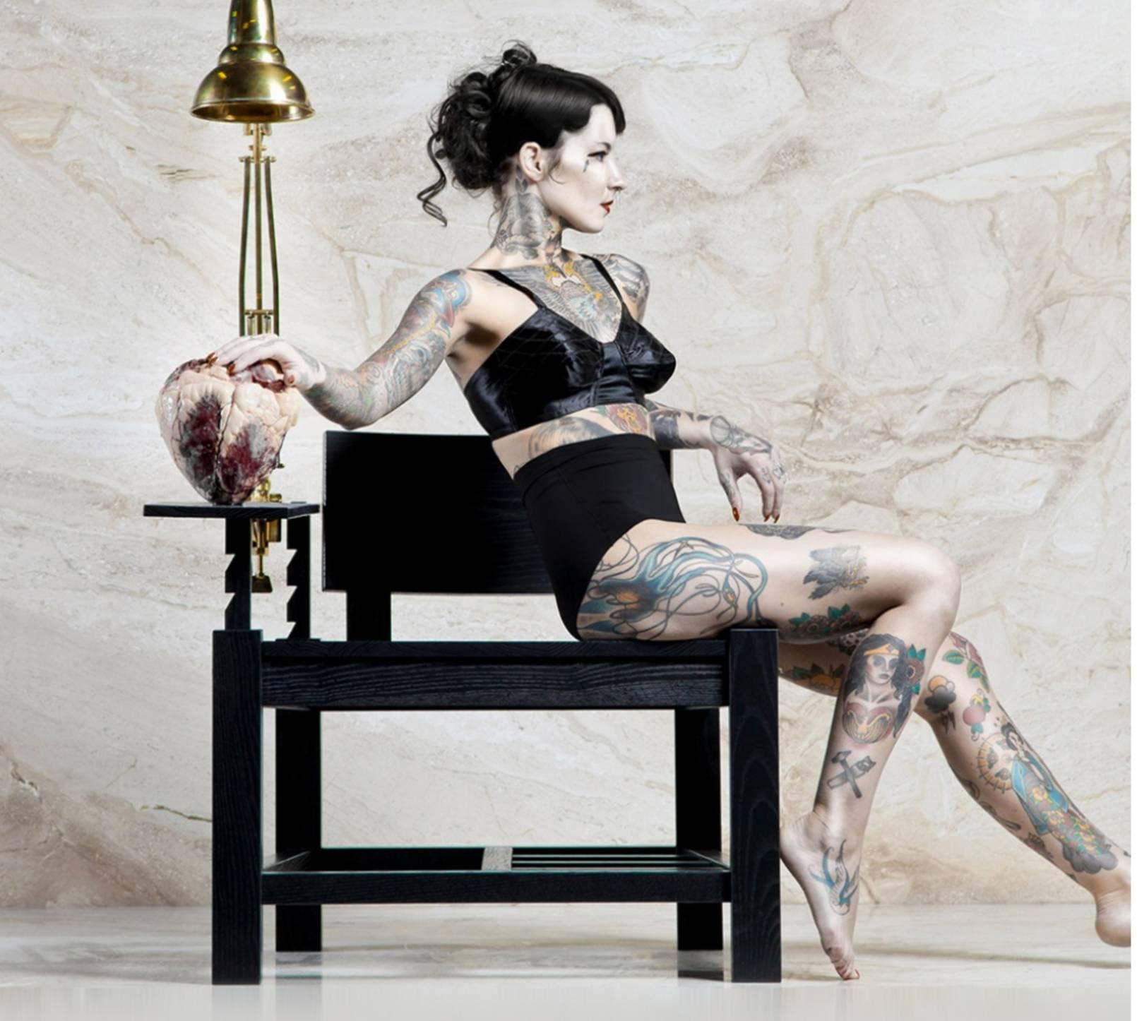 Ash Tattoo Chair by Cookie Bros For Sale