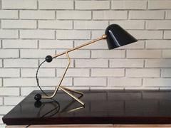 Beghina Table Lamp Brass and Glossy Black