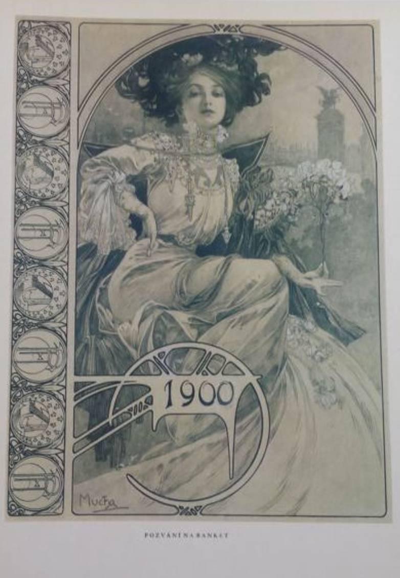 Alfons Mucha Print (after), 1980 In Good Condition For Sale In Munich, Bavaria