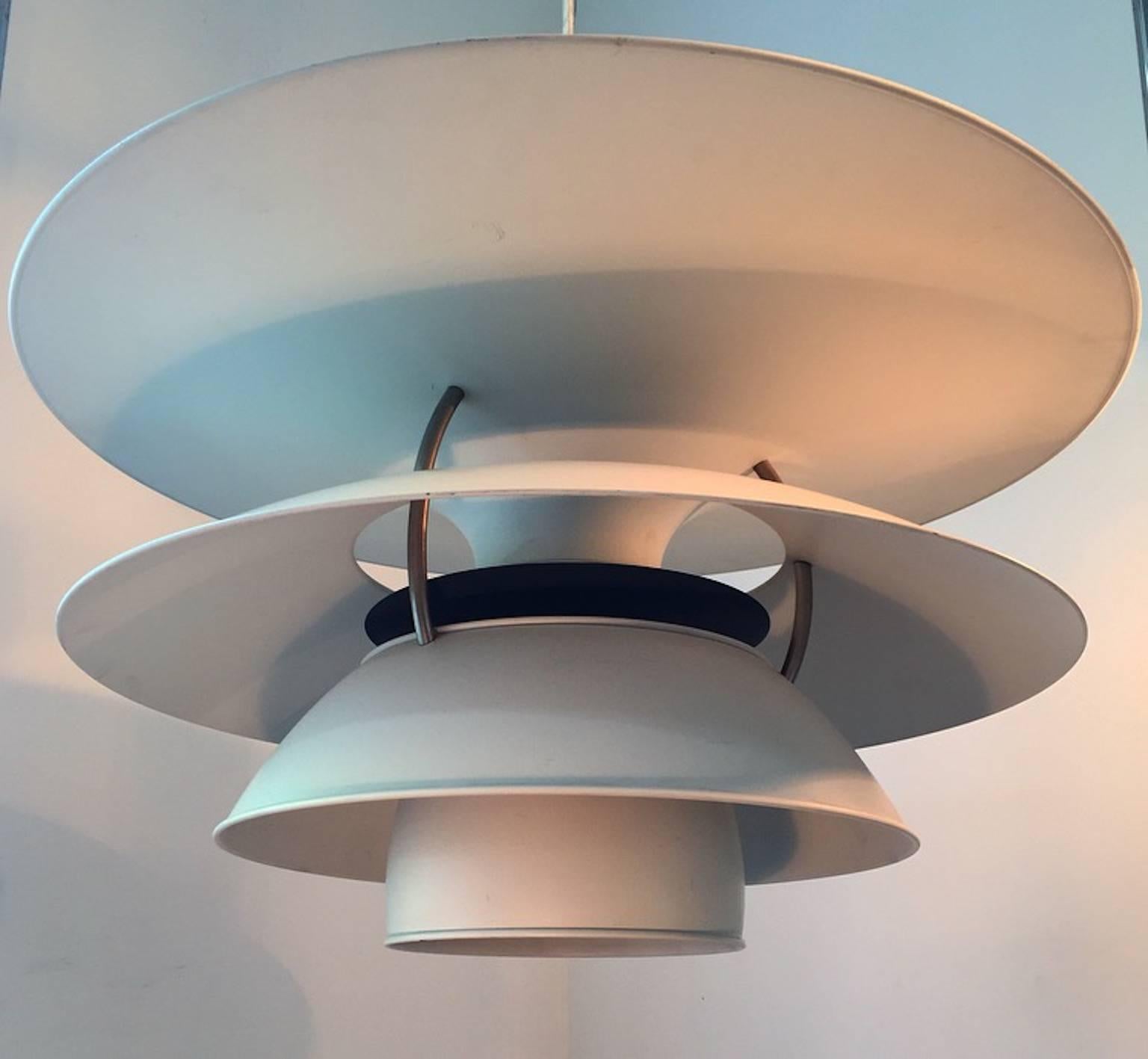 Aluminum X-Large Ceiling Lamp Charlottenborg by Poul Henningsen for Louis Poulsen