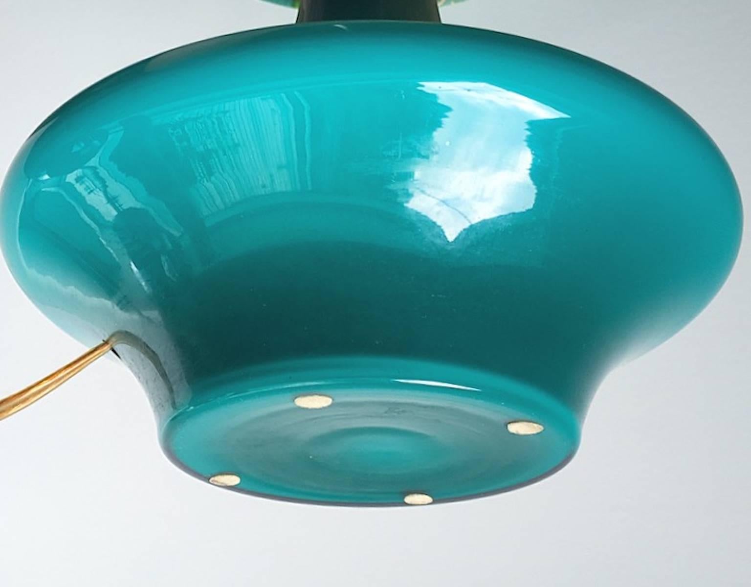 Late 20th Century Stunning Piece of Nordic Design Early 1970s Glass Table Lamp Attributed Orrefors