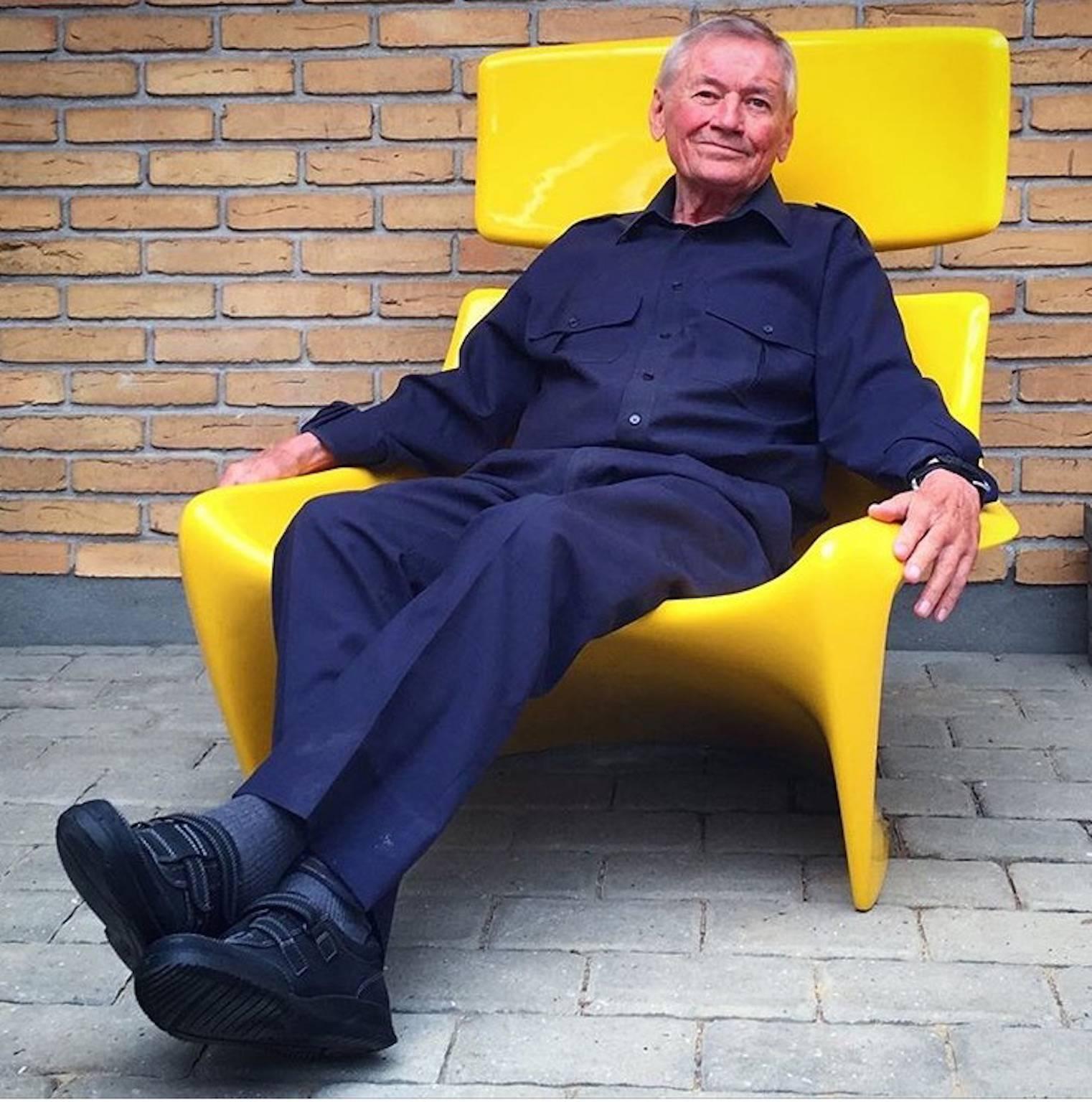 Mid-20th Century Unique Danish Prototype Lounge Chair by Steen Ostergaard