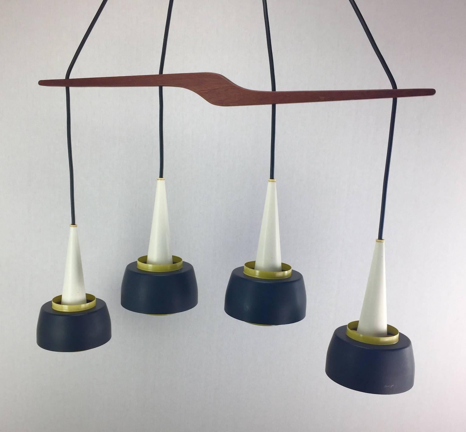 Chandelier by Danish Voss Belysning, Late 1950s 1