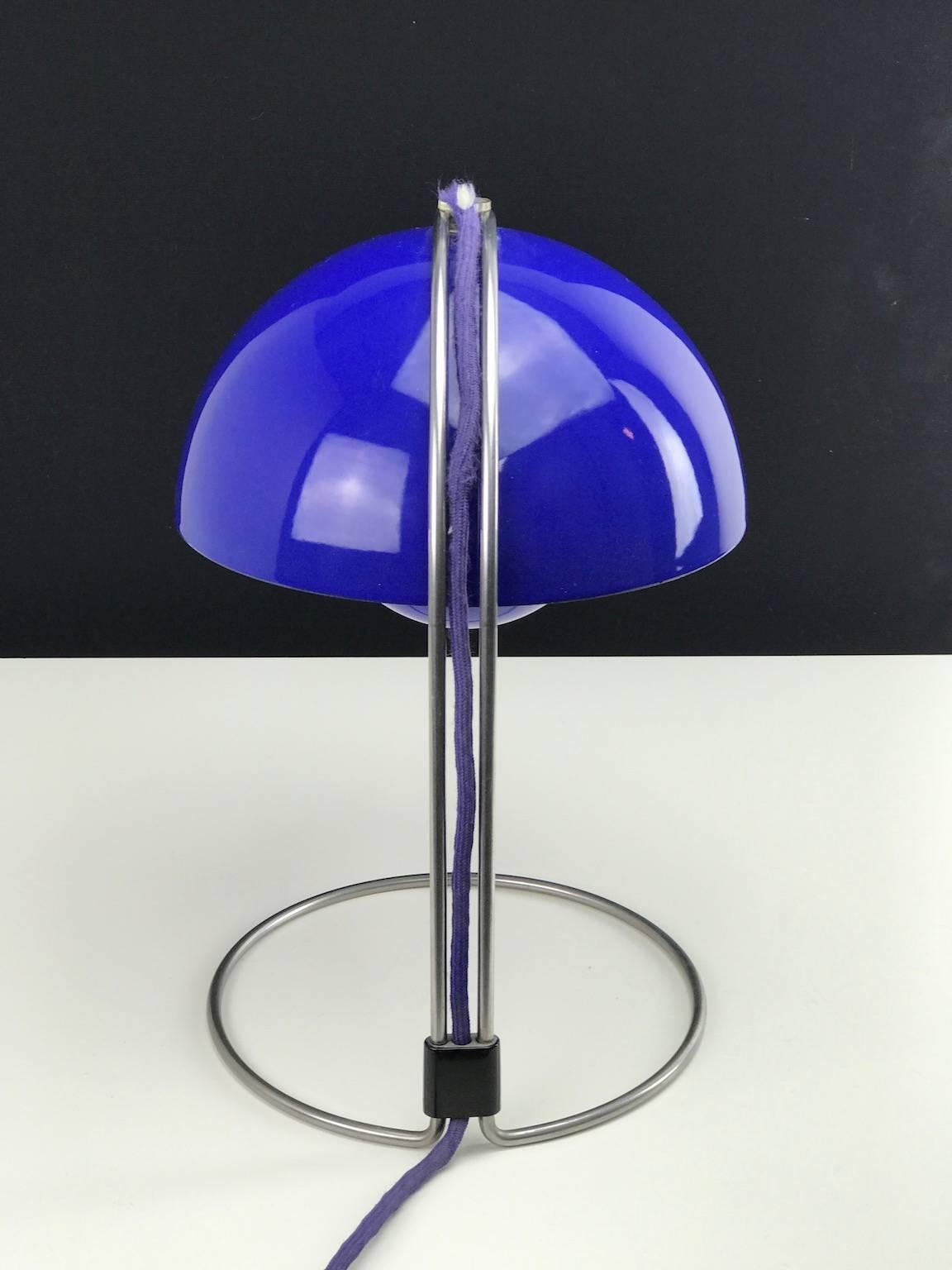 Verner Panton VP4 Original Enamel Flower Pot Table Lamp In Excellent Condition In Haderslev, DK