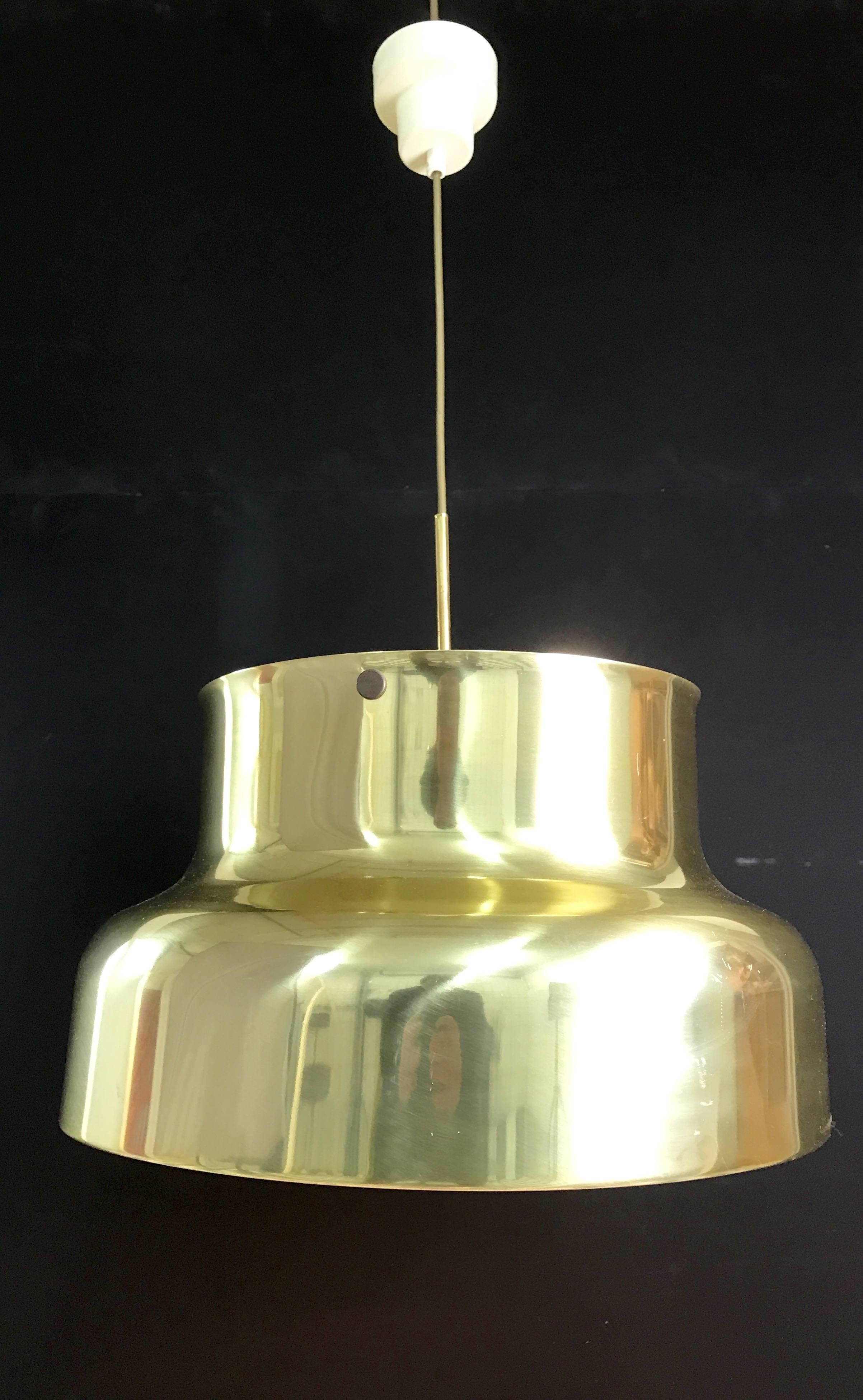 Late 20th Century Large Golden Bumling by Anders Pehrson for Atelje Lyktan