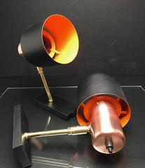 Classic Copper Wall Sconces by Jo Hammerborg, Denmark