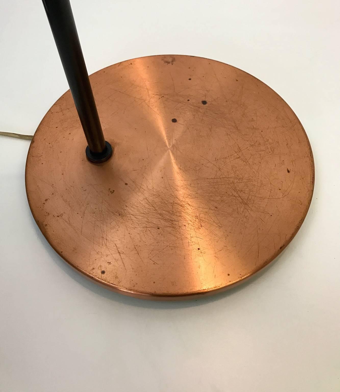 Copper Floor Lamp by Jo Hammerborg for Fog & Mørup 1
