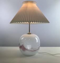 Glasglas-Tischlampe von Michael Bang für Holmegaard