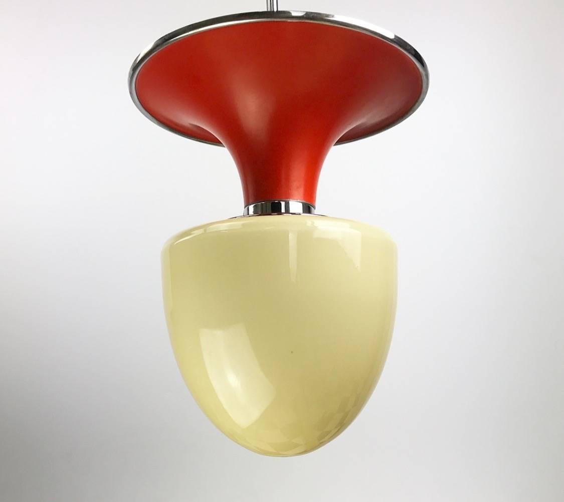 Chandelier by Harald Notini for Böhlmarks, Sweden 1930s In Excellent Condition In Haderslev, DK