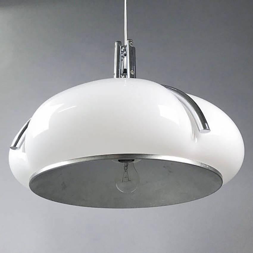 Mid-Century Modern Gae Aulenti Quadrifoglio Ceiling Light by Harvey Guzzini