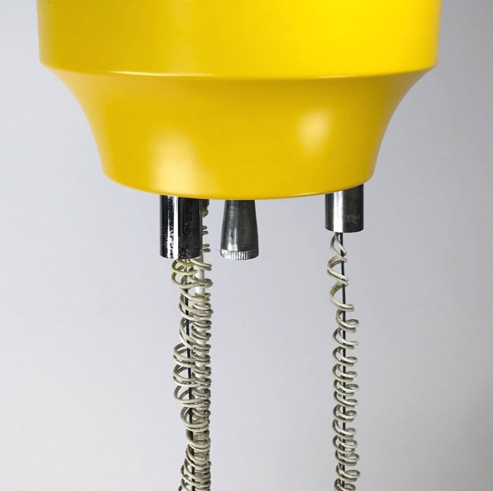 Mid-20th Century Unique Italian Design Chandelier from the Late 1960
