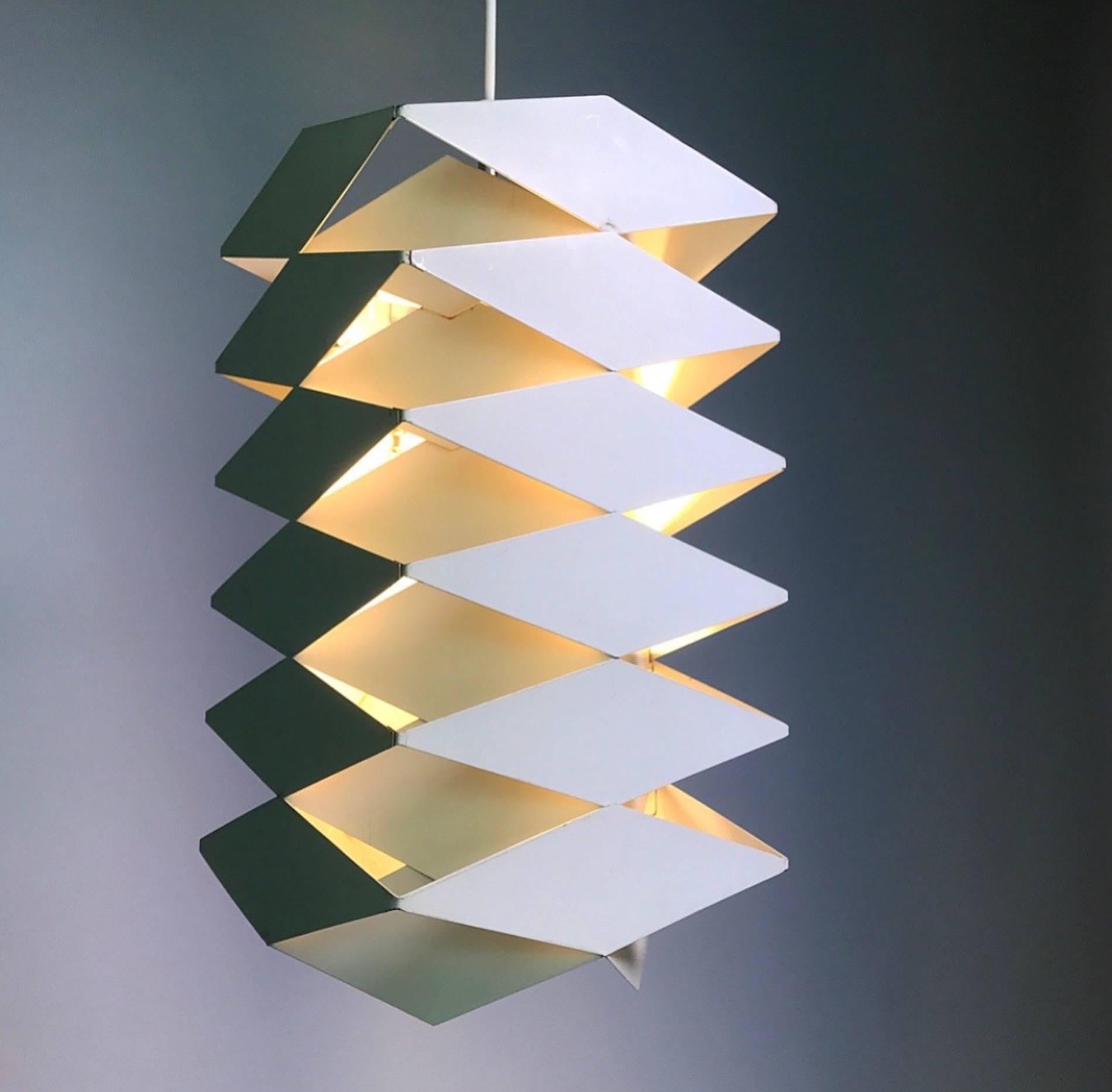 Scandinavian Modern Rare Danish Ceiling Pendant by Preben Dal, 1960s