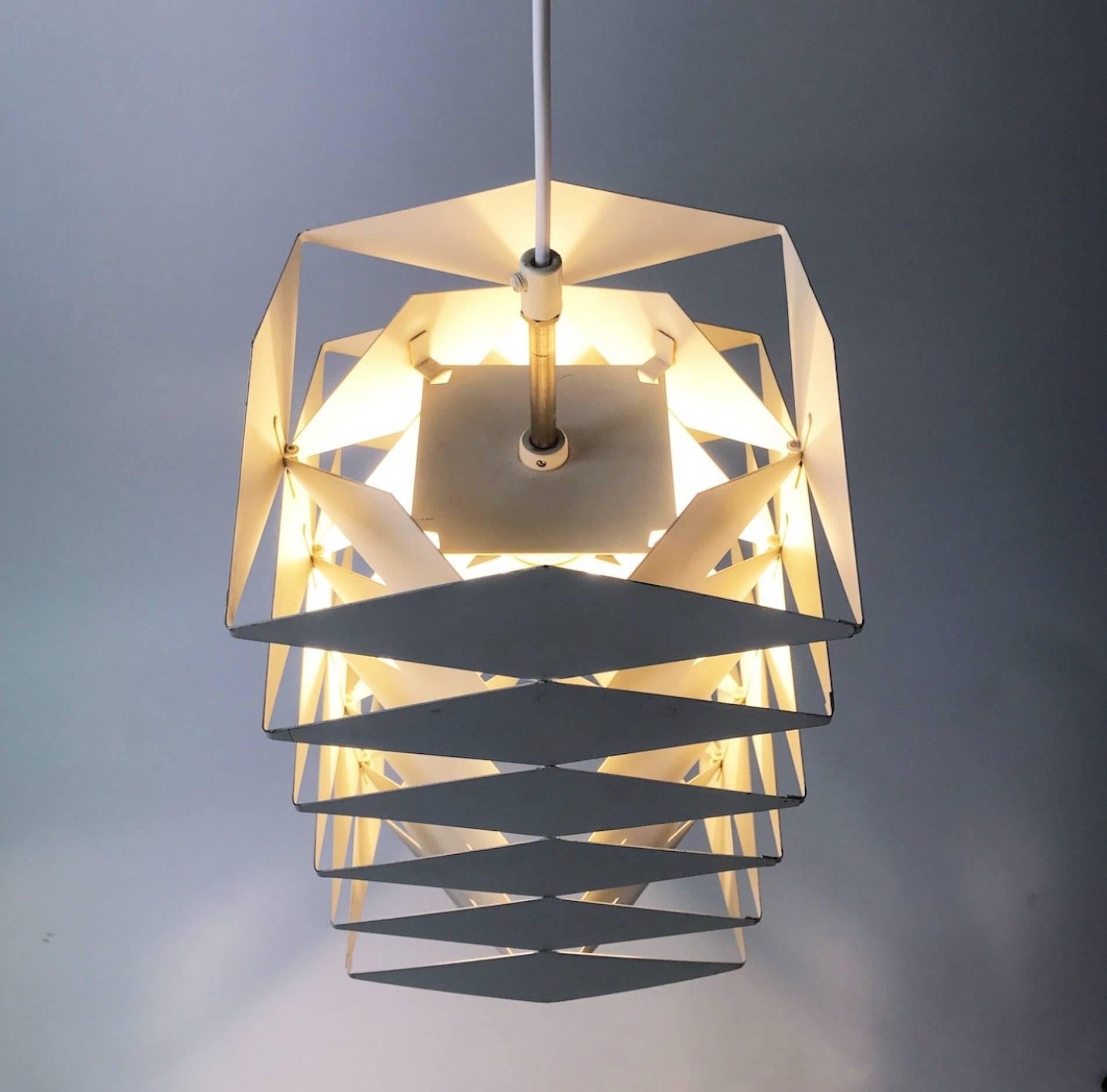 Rare Danish Ceiling Pendant by Preben Dal, 1960s For Sale 3