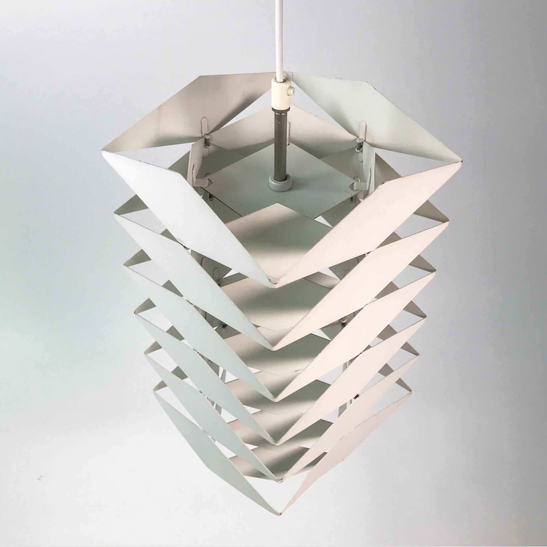 Rare Danish Ceiling Pendant by Preben Dal, 1960s For Sale 1