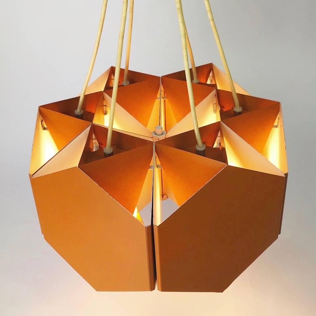 Great lighting design - like this astonishing masterpiece - is contemporary, functional and an eye-catcher.

One of ten ever made and never retailed but given as a gift to friends and associates. 

The “3/6” light combines all of these and then