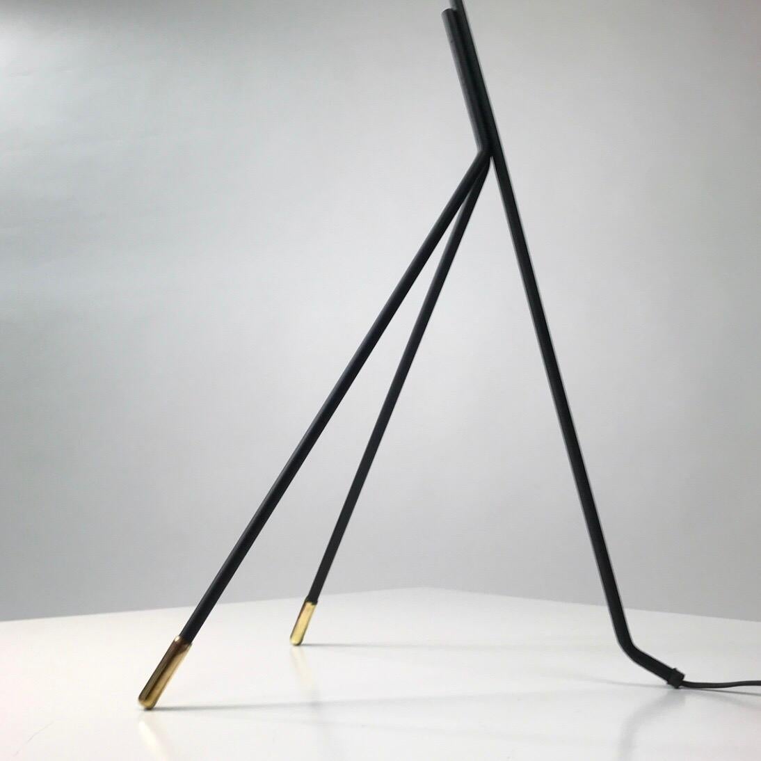 Brass Svend Aage Holm Sorensen “Grasshopper” Floor Lamp, 1950s Denmark