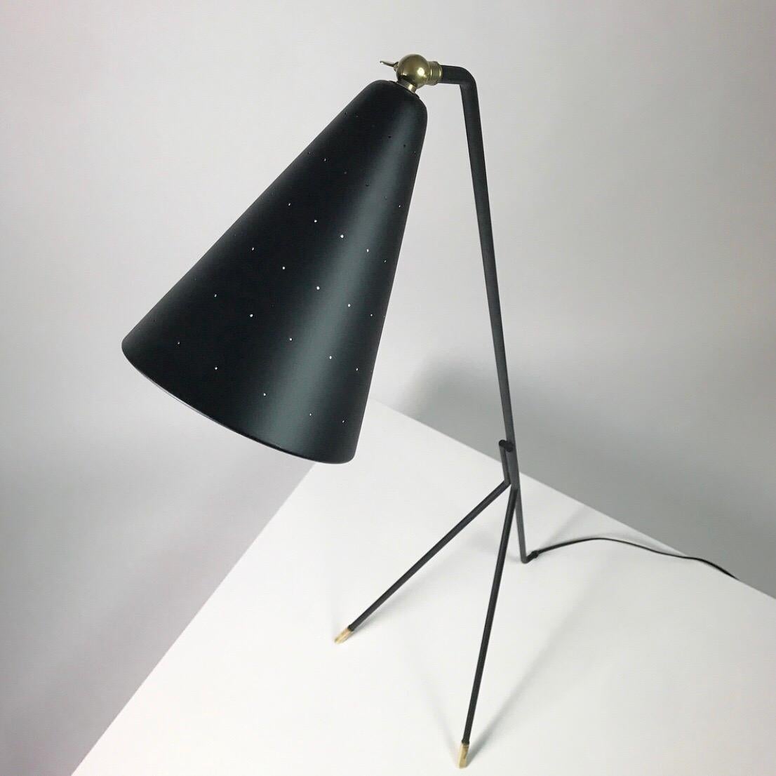 Svend Aage Holm Sorensen “Grasshopper” Floor Lamp, 1950s Denmark 3