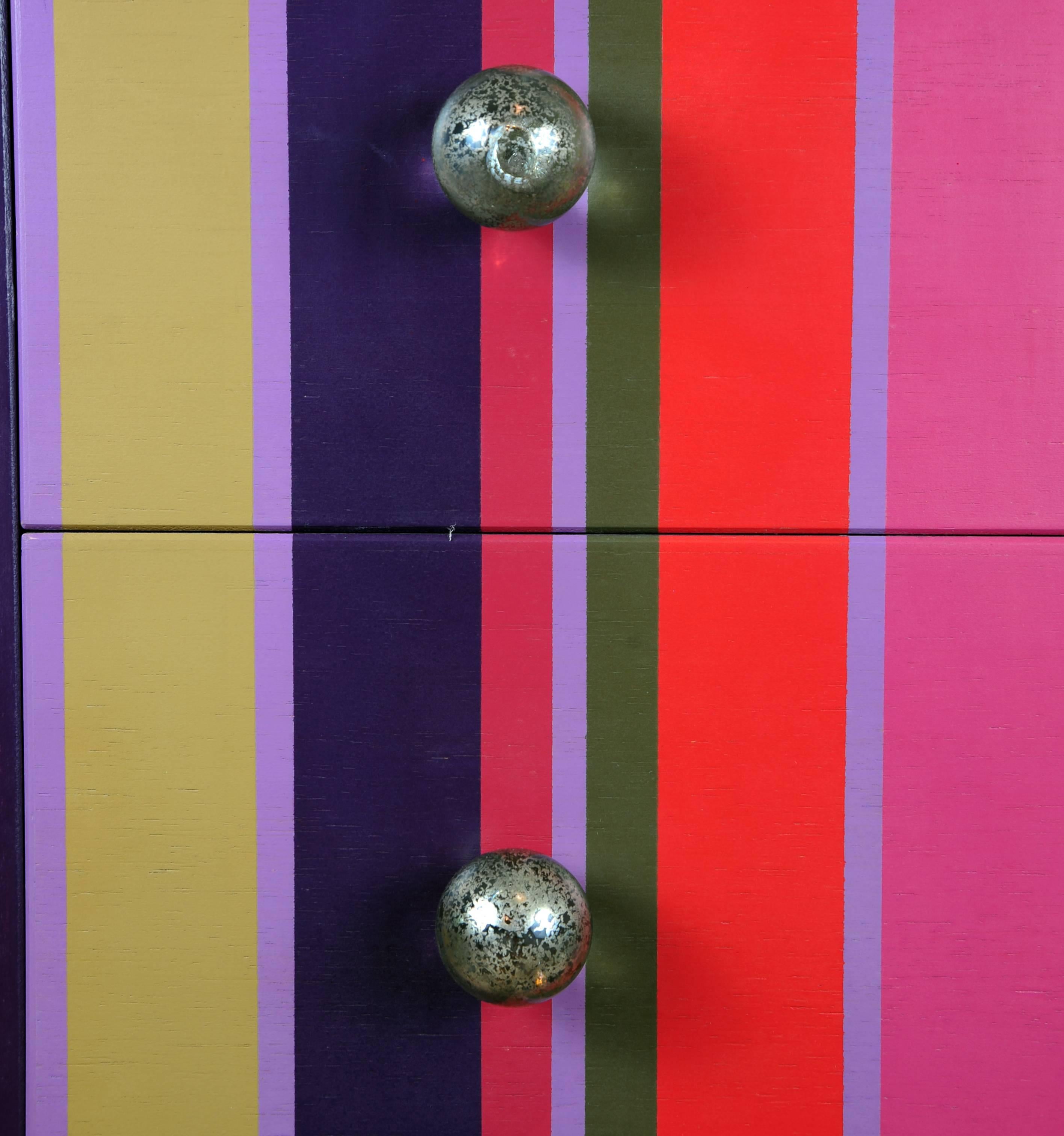Contemporary Colorful Modern Chest of Drawers by Michelangeli, Italy For Sale