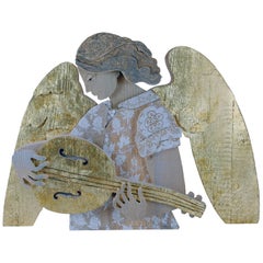 Cappella Nova Angel Wood Sculpture by Michelangeli, Italy