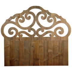 Contemporary Solid Wood Headboard by Michelangeli, Italy