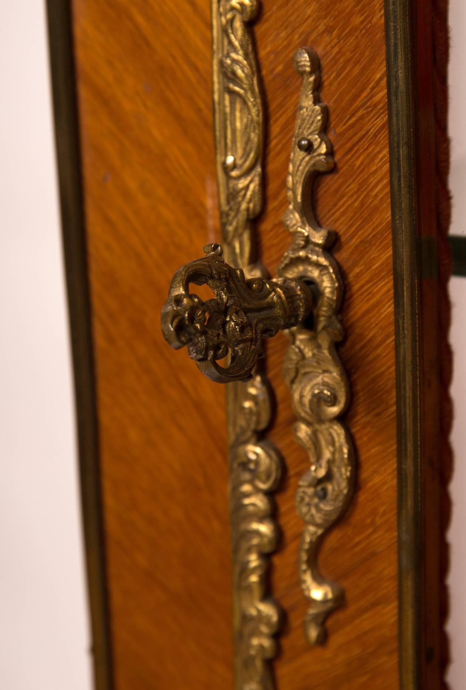 Vitrine Rosewood, Vernis Martin Painted Panels, Louis XV Style, France 3