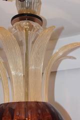 Lovely Venetian Lantern from Handmade Red Blown Murano Glass