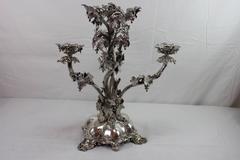 Stunning Austrian Silver Tall Centerpiece