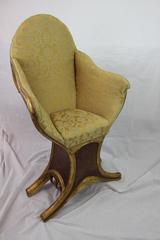 Early 19th Century, Parcel-Gilt, Venetian Gondola Chair