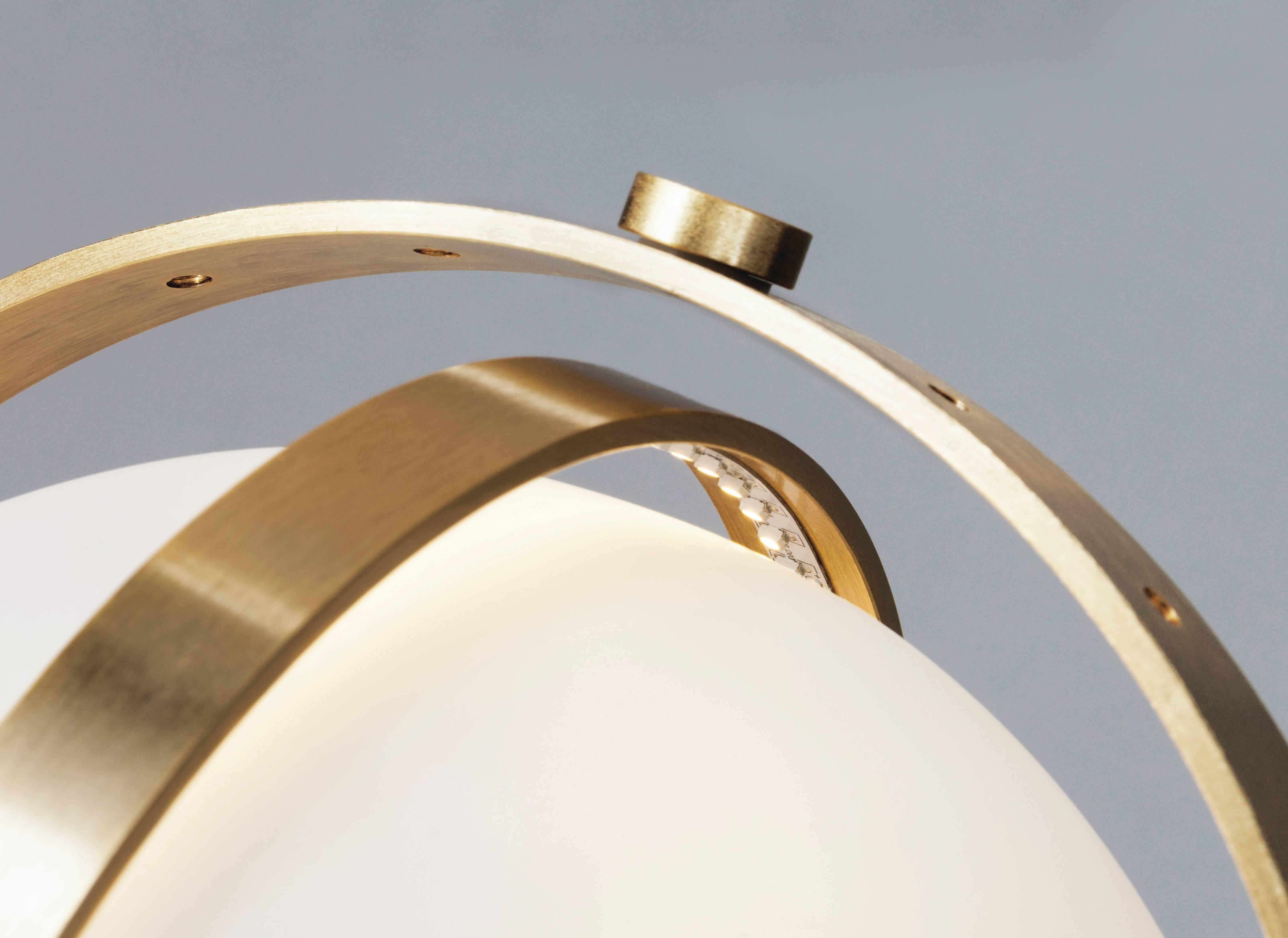 Vega is the latest family in the evolution of the Flexus series by Baroncelli. 

Flexus is a lighting system that comprises a palette of abstracted lines, curves and circles. Echoing the language of Modernist modular thinking, it captures the