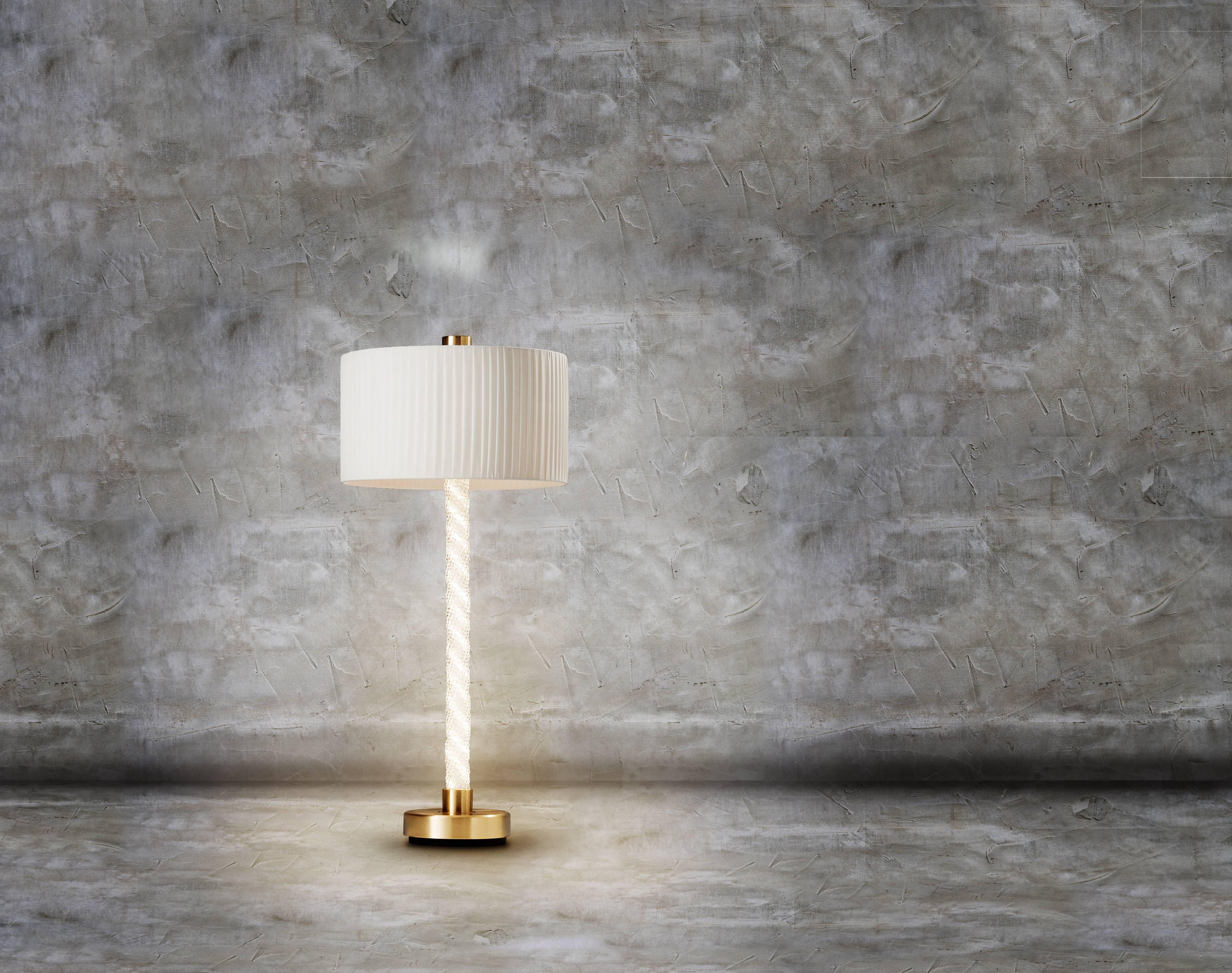 Modern Pair of Mico Table Lamps For Sale