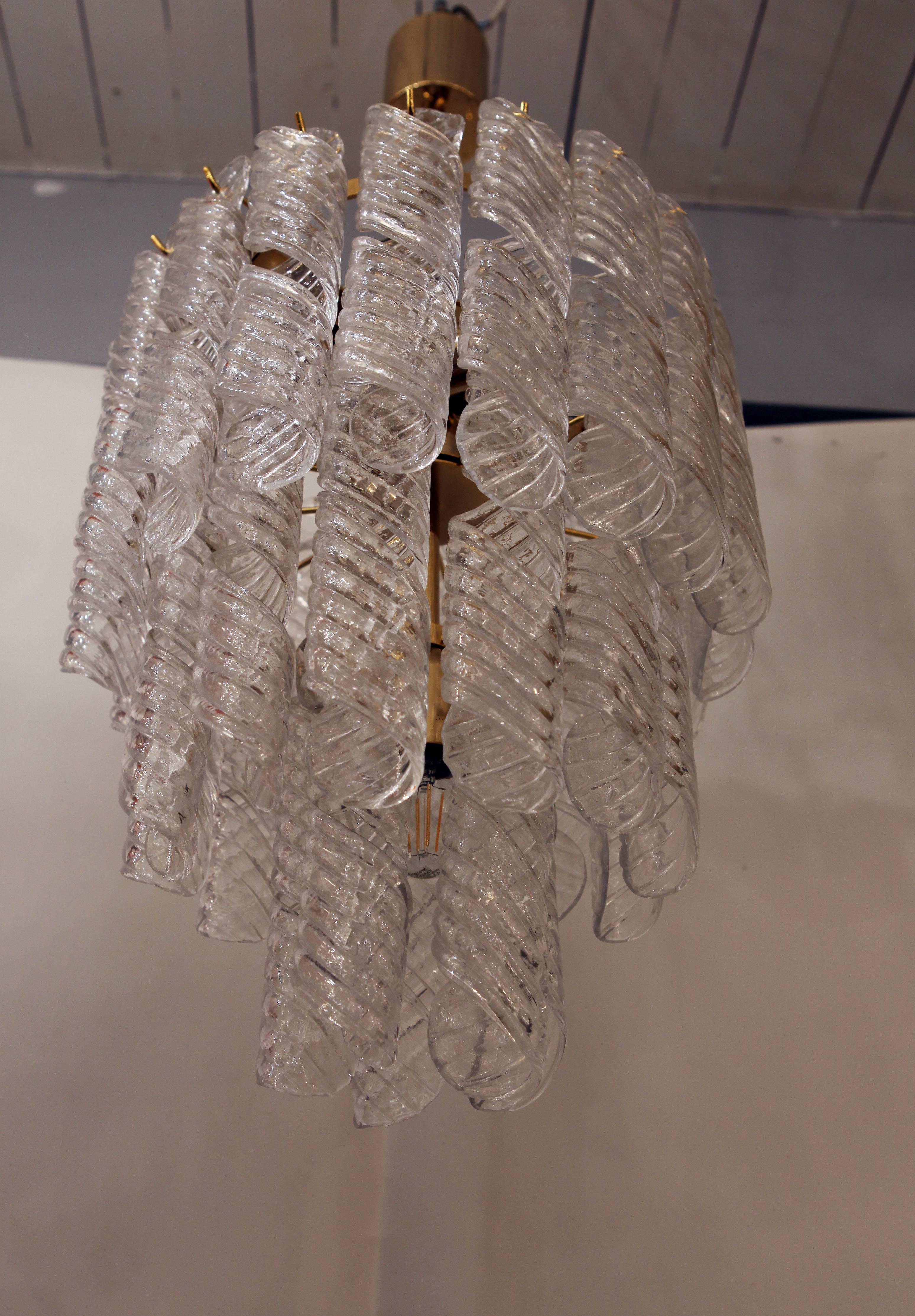 1970 murano glass chandelier