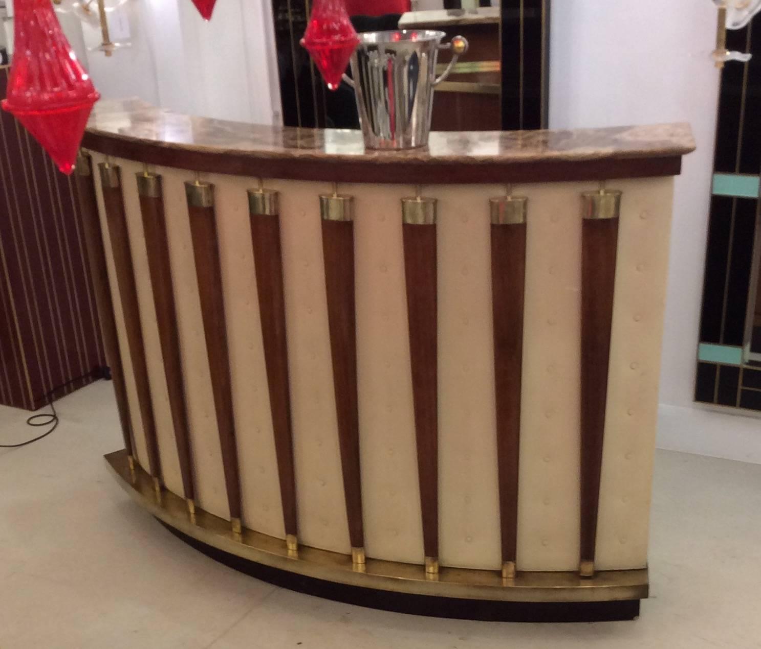 Italian Designed Cocktail Bar Attr. to Gio Ponti In Good Condition In London, GB