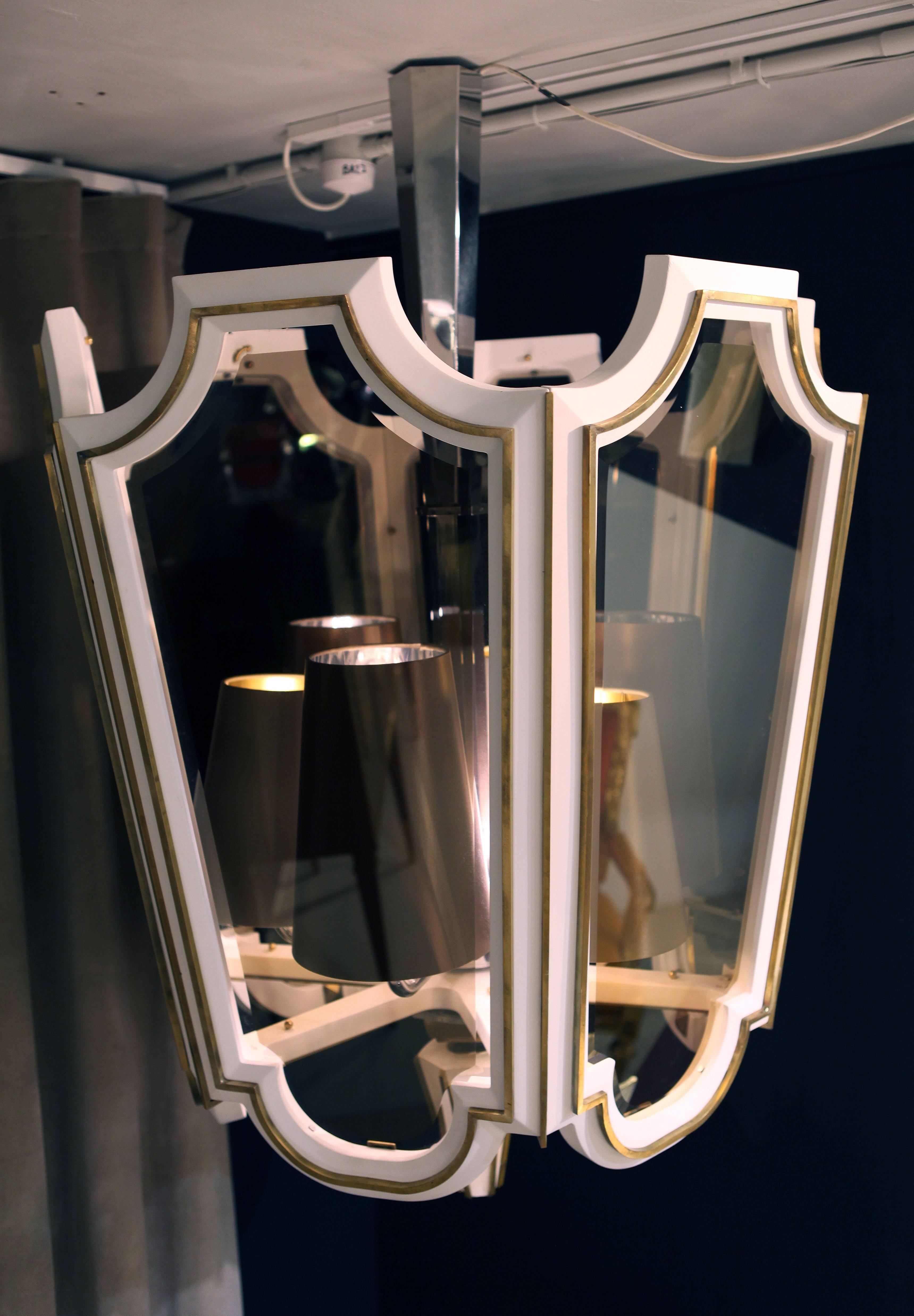 Modern Set of Three Unique Italian Design Lanterns